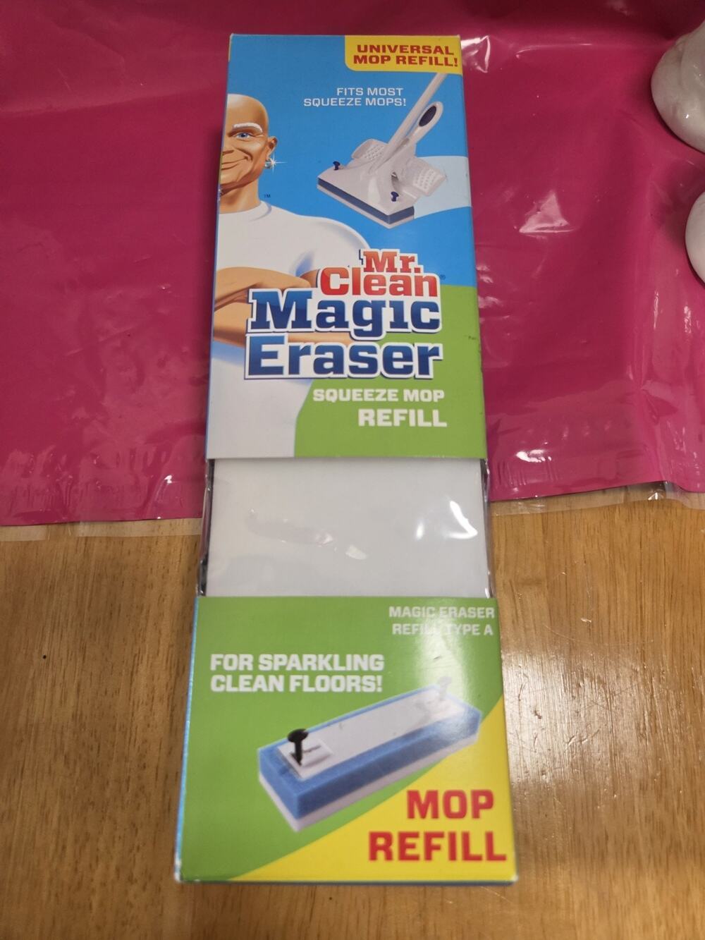 Mr. Clean Magic Eraser Squeeze Mop Head Refill Type A NEW Sealed